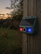 Garden Animal Repeller for Foxes and Cats - in use